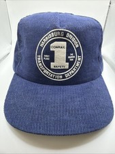 Vintage 1994 Conrail Harrisburg Division Safety Award Corduroy Snapback Hat picture