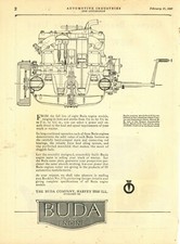 1921 Buda Company Ad: Buda Engines for Columbus & Boston Auto/Tractor Shows picture