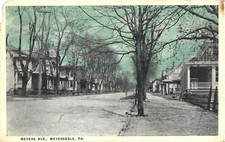 Meyersdale PA Meyers Avenue Street View Divided Back Postcard c1909 Posted picture