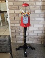 Retro Bubble Gum Vending Machine Vintage Style Candy Gum Ball Dispenser w Stand picture