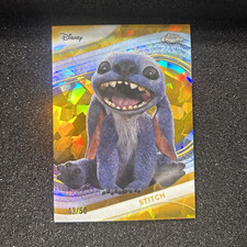 Topps 2025 Topps Chrome Disney Sapphire Stitch #269 Gold 43/50 Card picture