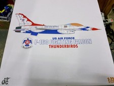 1/72 JC Wings F-16C USAF Thunderbirds #7 of only 600 made worldwide picture