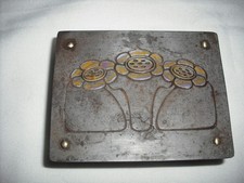 Antique German Brass postal stamp Box dating early 1900s picture