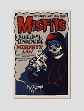 Misfits Concert Poster Premium Giclee Print Poster 11x17 Music Wall Art picture