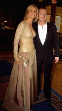 Ronan Yvonne Keating pose at the Crown Ball September 9 2004 in th- Old Photo 2 picture