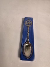 Vintage Bergen Norwegian Souvenir Nordic Silverplate Spoon 2000 Lot #886  picture