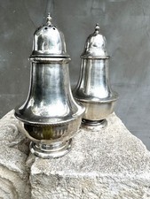 Vintage Silver Plated Salt and Pepper Shakers by Embassy Sheffield England picture