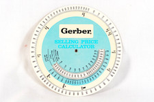 Gerber Baby Food Selling Price Calculator 1977 Employee Scarce Advertising picture