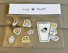 Lisa x HEYTEA Stickers Limited RARE Blackpink picture