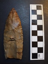 Beautiful Authentic Alabama Fluted Clovis Point 3 7/8