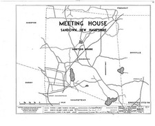 Photo:Sandown New Hampshire Meeting House 1774 Town Meetings HABS picture