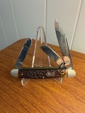 Vintage Kutmaster Utica Folding Knife USA Mine Inscription picture