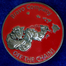 USMC Bravo Company, 1st Battalion, 3rd Marine Regiment Challenge Coin KJ-6 picture