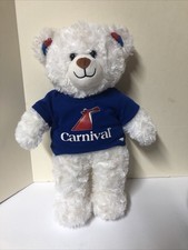 Carnival Conquest Teddy Bear Cruise Ship Plush 16” picture