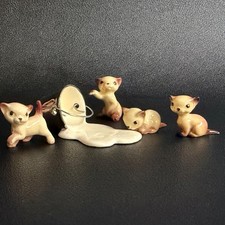 VTG Retired Hagen Renaker Tiny Siamese Kitten Cat Figurine You Pick Miniature picture