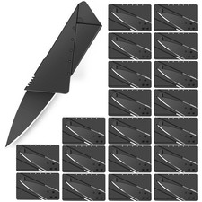 20PCS Folding Credit Card Thin Knives Cardsharp Wallet Micro Survival Tool Knife picture