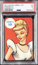 1951 CASTELL BROS. LTD. CINDERELLA #10 CINDERELLA PSA 3 picture