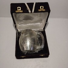 Vintage Silver Plated Elegant Floral Barrel Mug In Box E.P.N.S picture