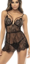 Mapalé by Espiral Women's Mapale 7550 Babydoll, Black, S picture