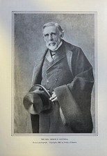 1899 Vintage Magazine Illustration George S. Boutwell Secretary of the Treasury picture
