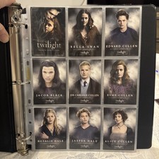 Twilight Inkworks COMPLETE SET, Base & Chase cards, with official binder. Rare. picture