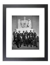 1963 JOHN LEWIS Martin L King Washington Protest Matted & Framed Picture Photo picture