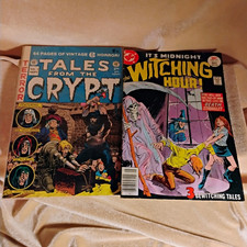 DC Horror Bronze Age Comic Lot: The Witching Hour #71 (1975) + Tales from Crypt picture