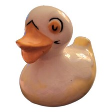 Vintage Baby Duck Hand Painted Figurine Mid Century Porcelain 1956 picture