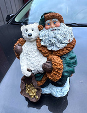 Thomas Yindeesand Stars To Wish Upon Signed Santa & Polar Bear Resin 1997 picture