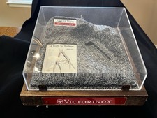 Rare Victorinox Swiss Army Swisstool Factory Locking Countertop Display Case NEW picture