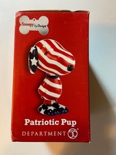 NEW Department 56 Peanuts Snoopy USA Patriotic Pup Figurine 2013 Retired Ltd Ed picture