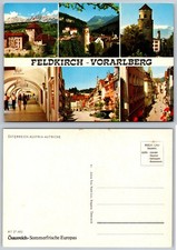 Continental Feldkirch Austria City Views Postcard picture