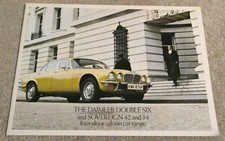 NOS Daimler Double Six Sovereign 4-2 3-4 16-Page Sales Brochure 1976 Four Door picture
