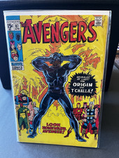 Avengers # 87 (1971) Origin of the Black Panther/nice condition picture