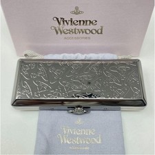 Christmas Gift Vivienne Westwood Orb Cigarette Case Silver Metal Brand New picture