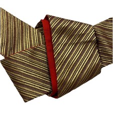 Japanese Kimono hanhaba obi kaku obi belt.sashu belt.pure silk.gold orange. picture