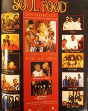 1997 SOUL FOOD SOUNDTRACK Puff Usher Boyz ORIGINAL (UNFRAMED) magazine PROMO AD picture