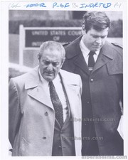 1984 Big Paul Castellano Mafia Mob Boss Taken into Custody by FBI Original Photo picture