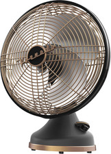 Vornado Silver Swan Alchemy Oscillating Vintage Fan, Gunmetal, Medium picture