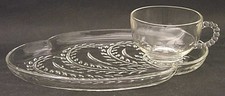 Federal Glass Homestead Snack Plate & Cup 1903090 picture