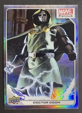 2022 DOCTOR DOOM Upper Deck Marvel Platinum Rainbow Refractor Card #11 picture