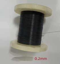 Superelastic Nitinol Wire Nickel Titanium Alloy Straight Line 0.2mm Black picture