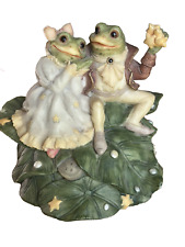 Westland 1995 Hand Crafted Frog Fantasy Wind Musical Figurine Moonlight Serenade picture