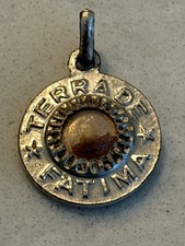 ANTIQUE RELIQUARY BOX PENDANT RELICS SAINT APOSTLES RELIC CROSS picture