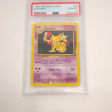 1999 Kadabra PSA 10 PSA GEM MT picture