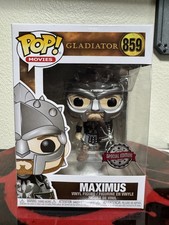 Funko Pop Vinyl Figure Limited Edition Gladiator Maximus #859 w/ Protector picture