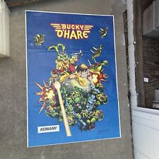 1 Old Giant Bucky O'hare Cabinet Sticker Original factory Arcade video Game picture