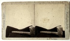 ODD ATQ Photo Of George Washington’s Hatchet - Stereo View Card picture