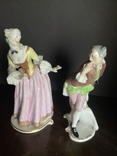 Nymphenburg Porcelain Commedia dell Arte Figurine Isabella and Octavio picture