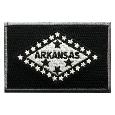 Arkansas State Flag Tactical Hook Patch [3.0 X 2.0 AP-4] picture
